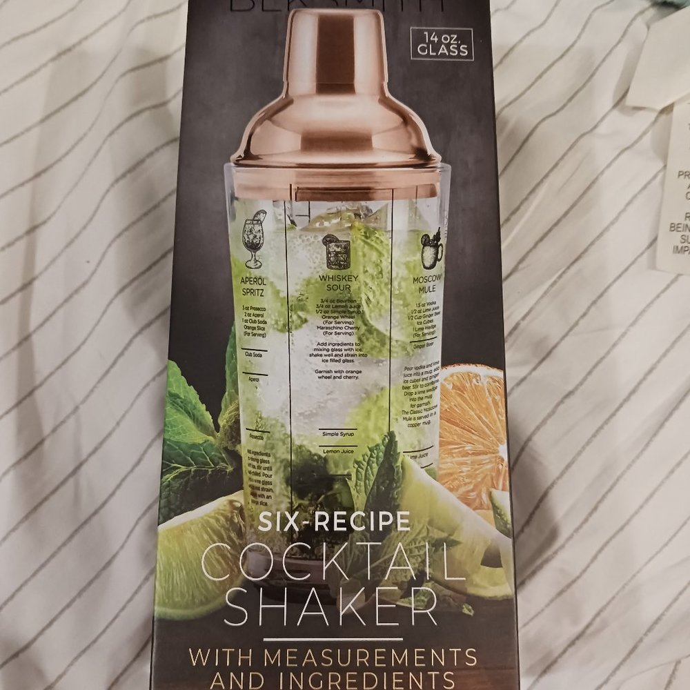 NEW!! BLKSMITH COCKTAIL SHAKER (ROSEGOLD)